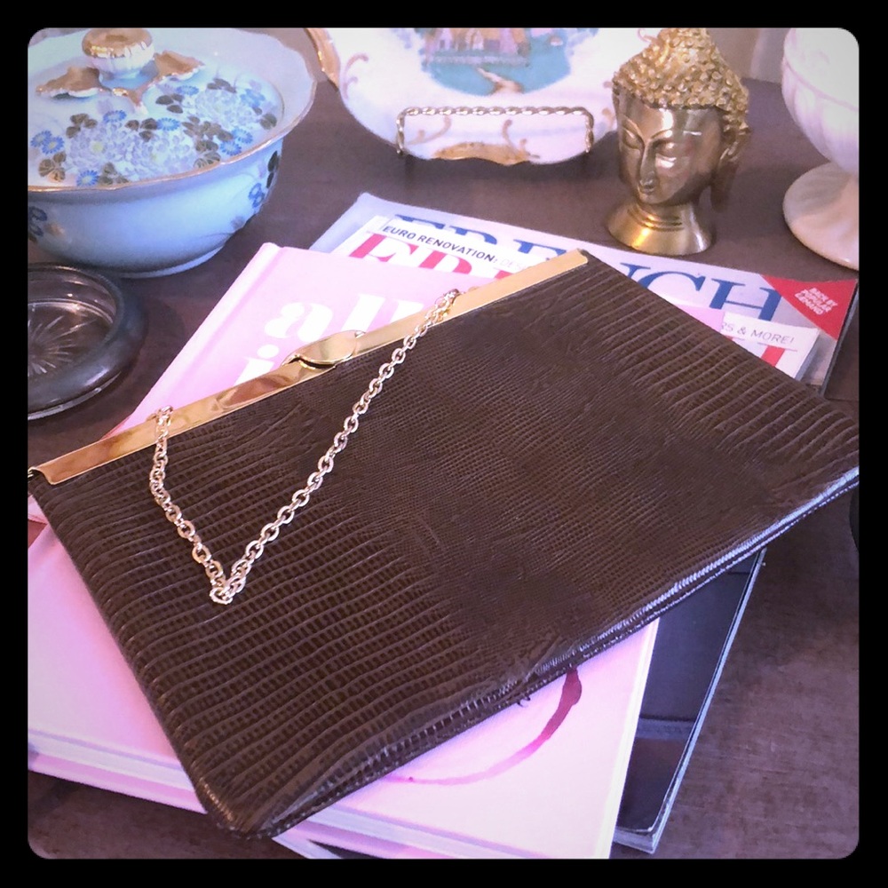 Vintage leather hand bag